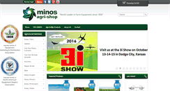Desktop Screenshot of minosagrishop.com